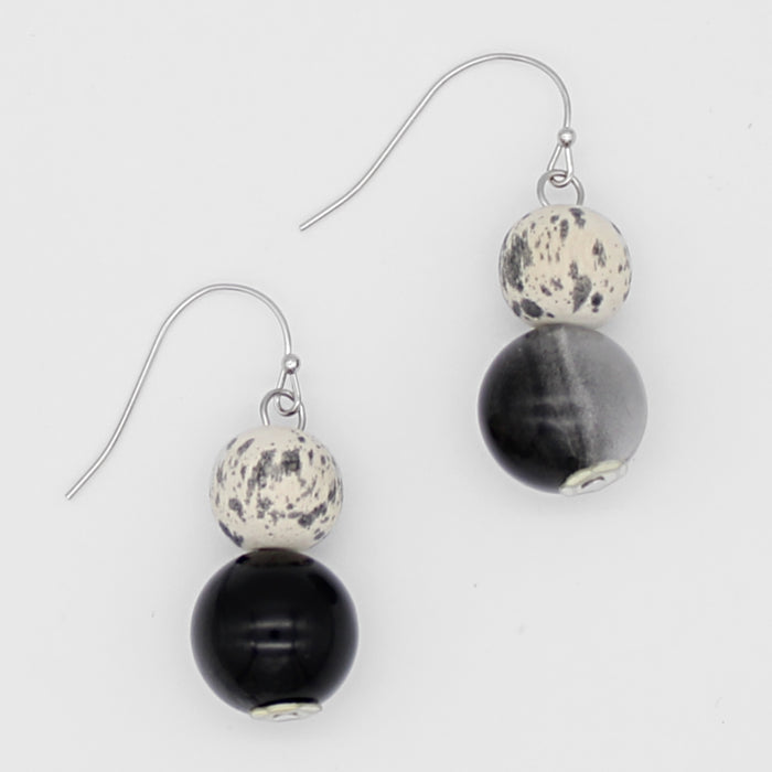 Marble Belinda Earrings - Sylca Designs - Chunky Jewelry