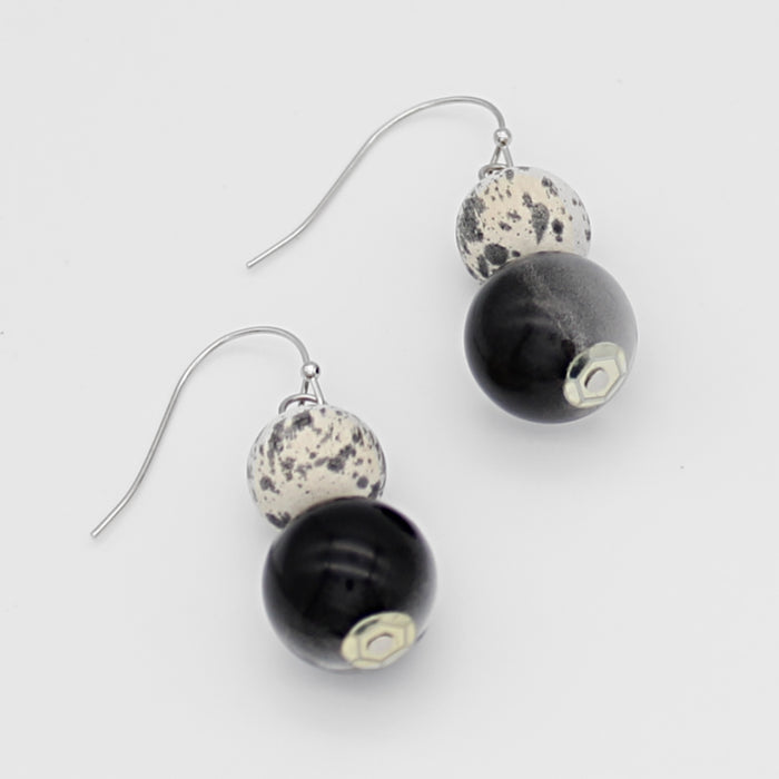 Marble Belinda Earrings - Sylca Designs - Chunky Jewelry