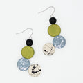Meadow Mosaic Wooden Earring