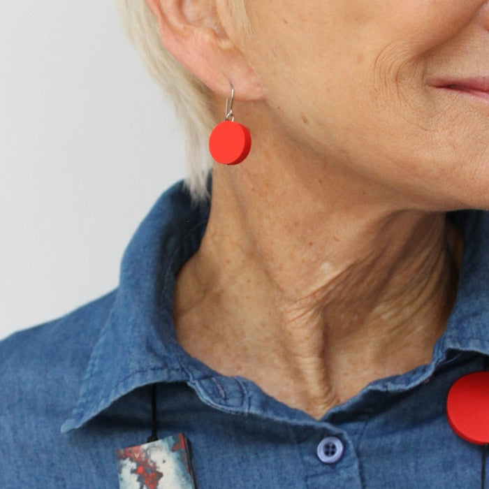 Melon Sophie Earrings - Sylca Designs - Chunky Jewelry