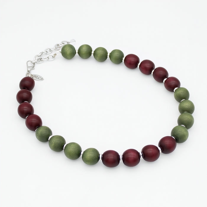 Merlot Moss Statement Necklace