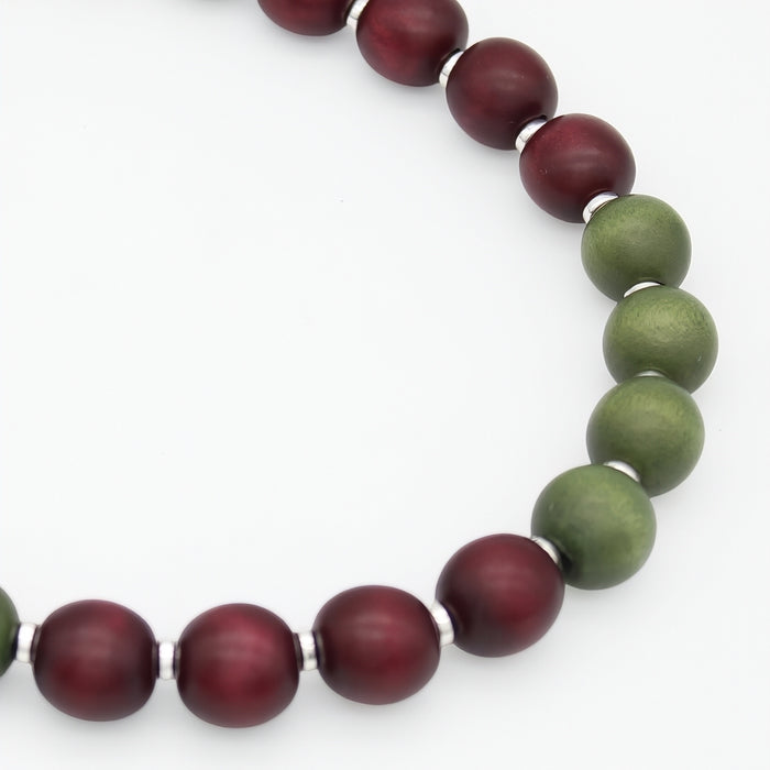 Merlot Moss Statement Necklace