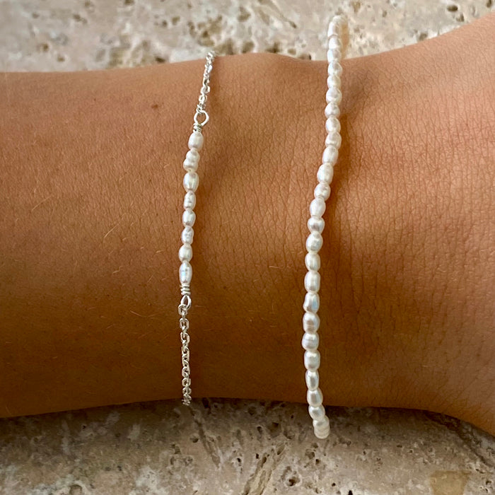 Mermaids Treasure Pearl Bracelet Silver | Sterling Silver Pearl Bracelet