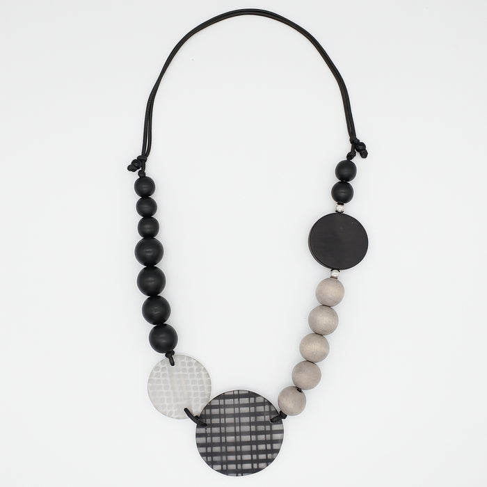 Midnight Layers Necklace - Sylca Designs - Chunky Jewelry