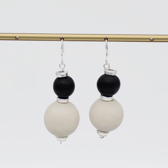 Midnight Moon Dangle Earring - Sylca Designs - Chunky Jewelry
