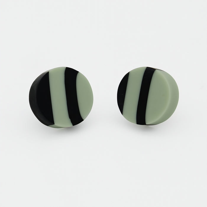 Mint and Black Striped Post