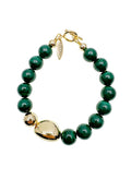 Modern Style Malachite Minimalist Bracelet JB016 - FARRA