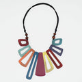 Multi Color Boho Bloom Necklace - Sylca Designs - Chunky Jewelry