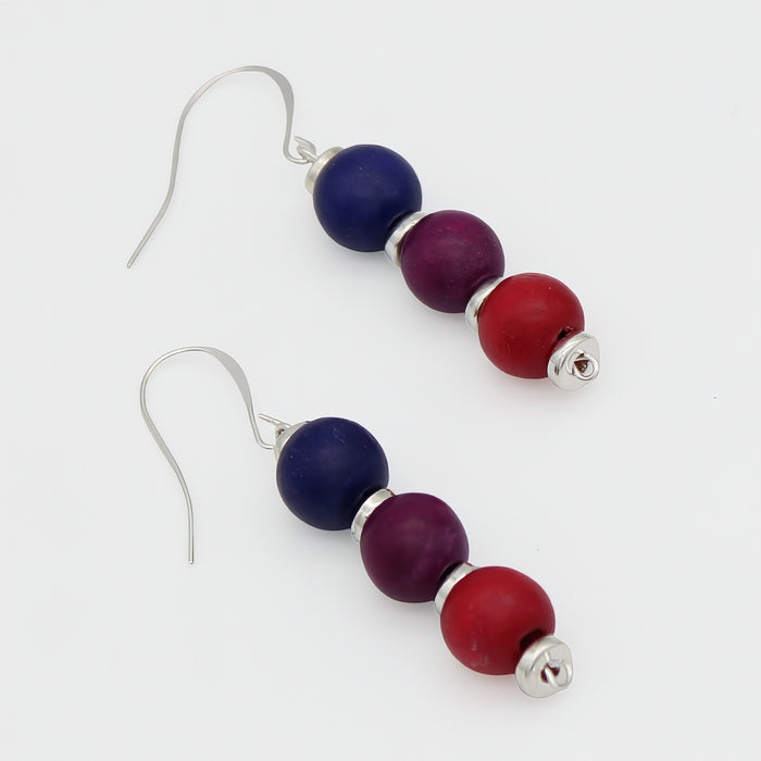 Multi Color Cascade Earrings