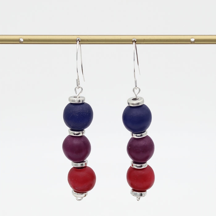 Multi Color Cascade Earrings