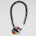 Multi-Color Chain Toggle Necklace - Sylca Designs - Chunky Jewelry