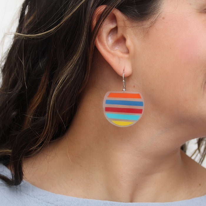 Multi-Color Eleni Dangle Earring - Sylca Designs - Chunky Jewelry