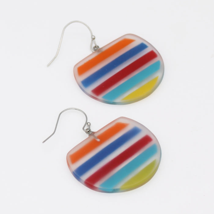 Multi-Color Eleni Dangle Earring - Sylca Designs - Chunky Jewelry