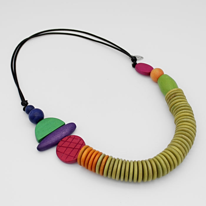 Multi Contemporary Phoenix Necklace - Sylca Designs - Chunky Jewelry