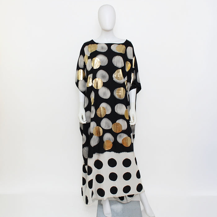 Multi Dimension Polka Dot Kaftan - Sylca Designs - Chunky Jewelry