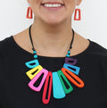 Multi Hues Boho Bloom Necklace