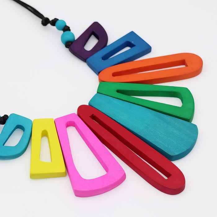 Multi Hues Boho Bloom Necklace