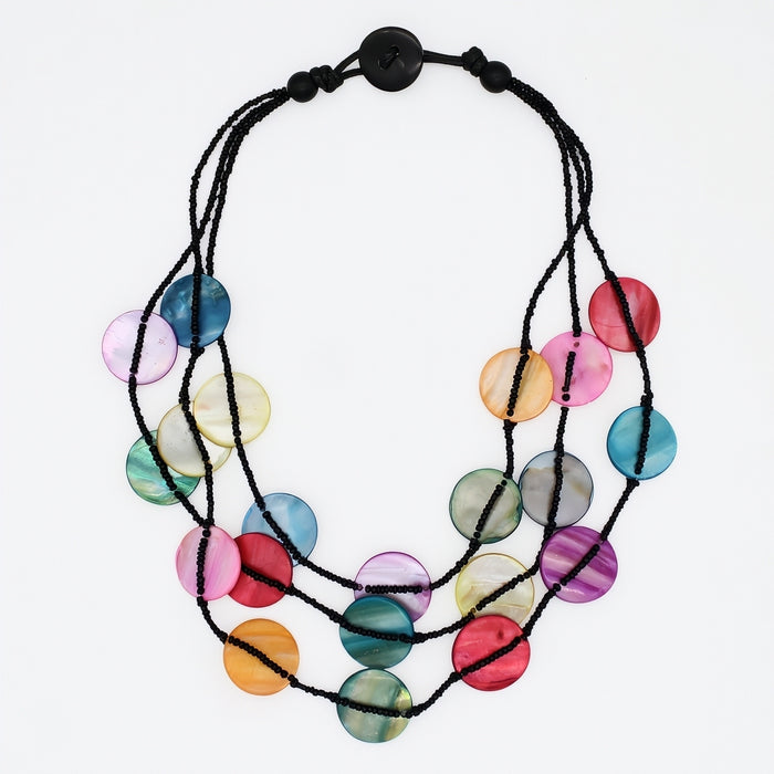 Multi Sky Dream Bib Necklace