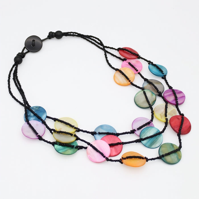 Multi Sky Dream Bib Necklace