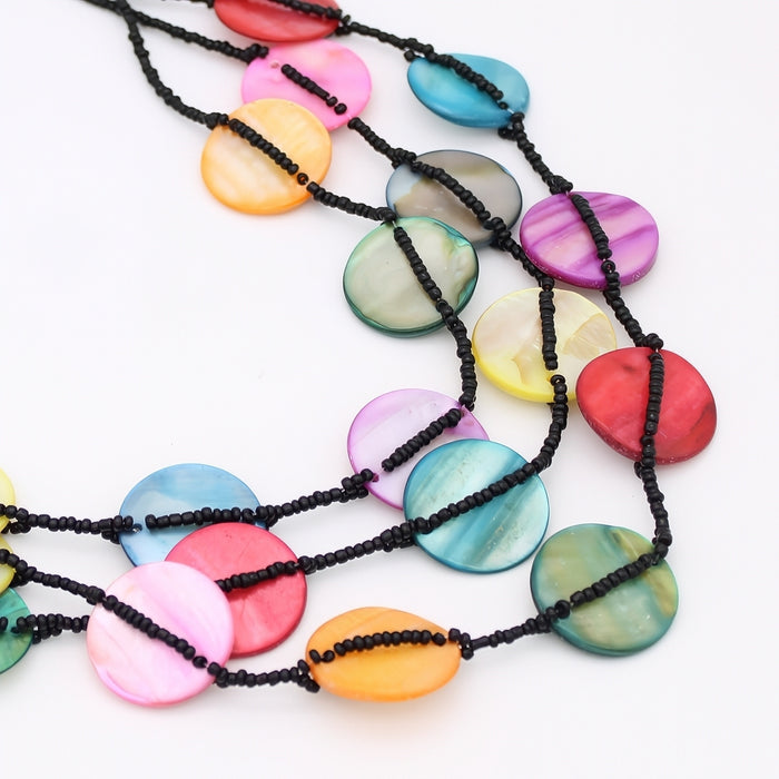 Multi Sky Dream Bib Necklace
