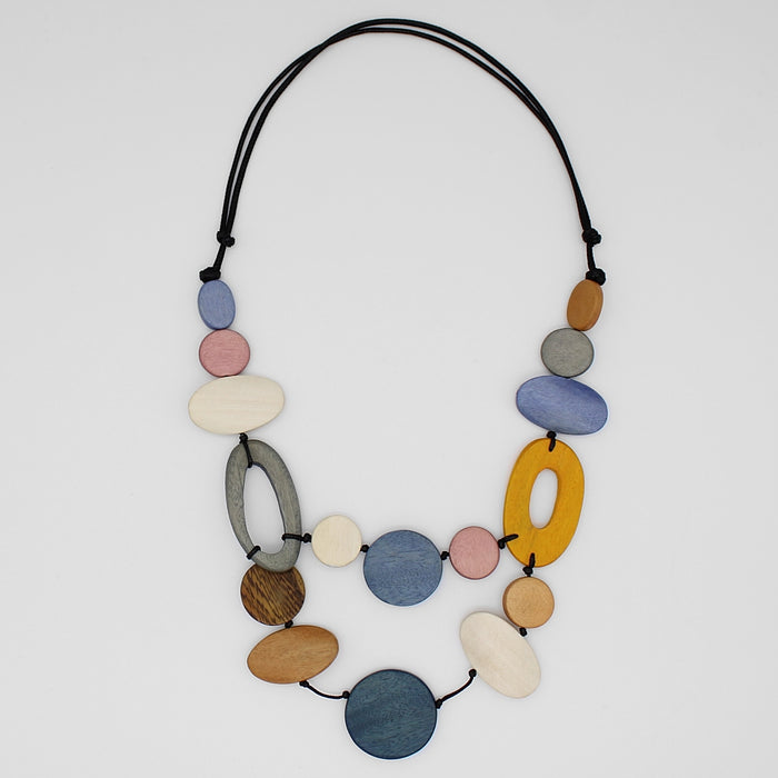 Multicolor Lara Bib Necklace - Sylca Designs - Chunky Jewelry