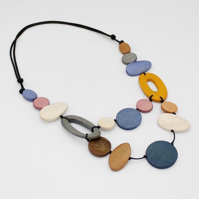Multicolor Lara Bib Necklace - Sylca Designs - Chunky Jewelry