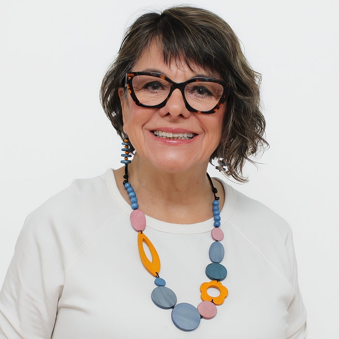 Multicolor Statement Gilda necklace - Sylca Designs - Chunky Jewelry