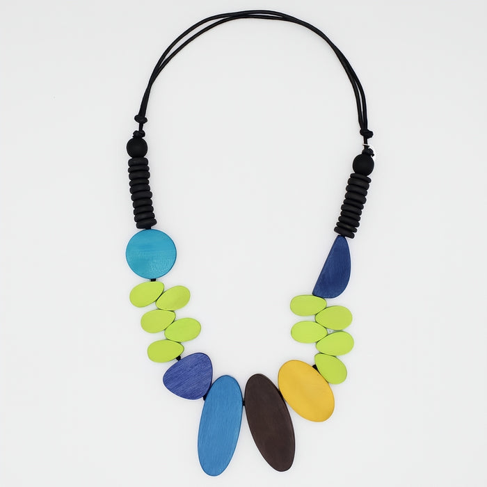 Multicolor Vale Lyrical Necklace - Sylca Designs - Chunky Jewelry