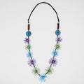 Mystic Multi Color Threaded Necklace - Sylca Designs - Chunky Jewelry