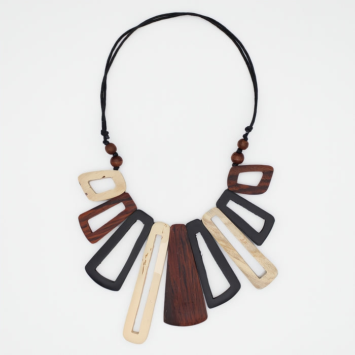 Natural Boho Bloom Necklace - Sylca Designs - Chunky Jewelry