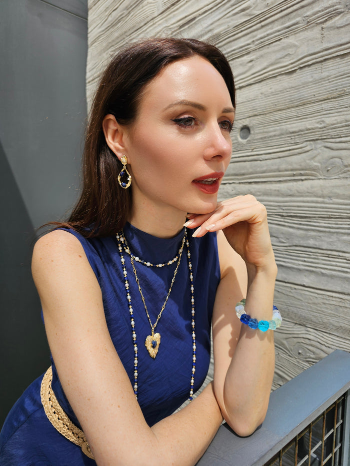Natural Colorful Quartz Bracelet PB011