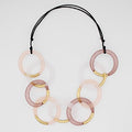 Natural Mesh Statement Necklace - Sylca Designs - Chunky Jewelry