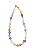 Natural Quartz Mixed Phone Strap PC023
