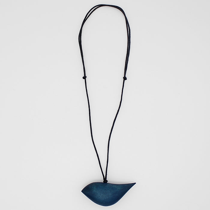 Navy Robin Pendant Necklace - Sylca Designs - Chunky Jewelry