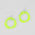 Neon Cefalu Swirl Earring - Sylca Designs - Chunky Jewelry