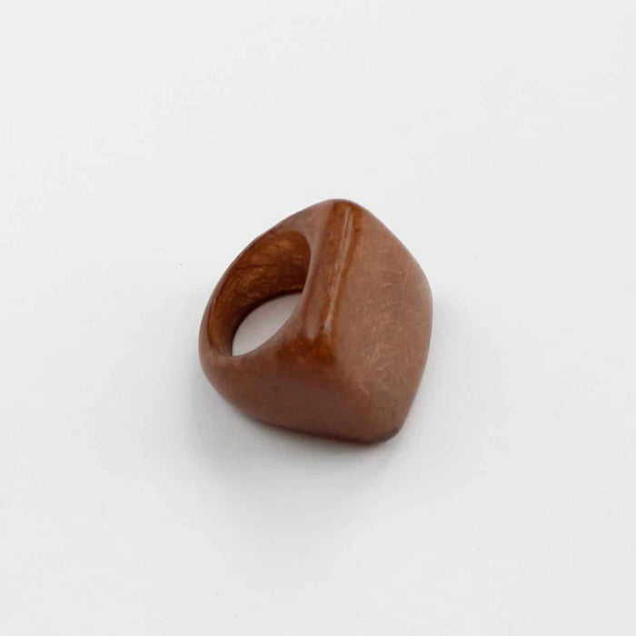 Neutral Resin Statement Ring - Sylca Designs - Chunky Jewelry