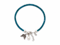 Ocean Spell Stretch Bracelet Blue Apatite featuring genuine blue apatite gemstones on a comfortable stretch bracelet design.