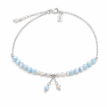 Larimar dainty anklet