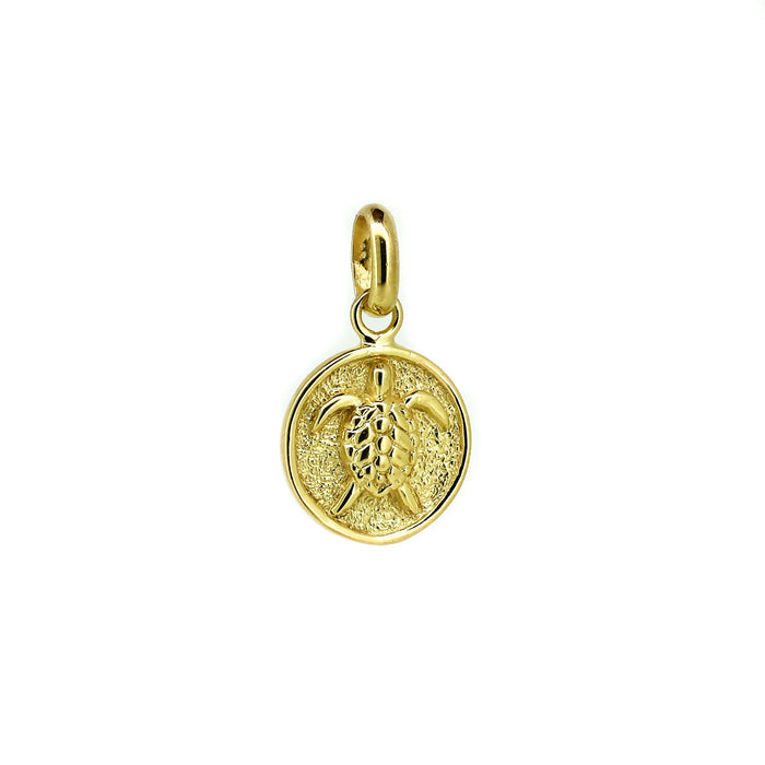 Ocean Turtle Pendant Gold