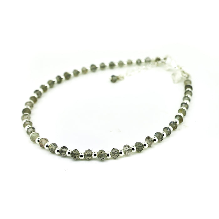 handmade beaded labradorite bracelet