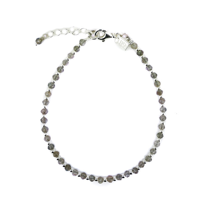 handmade labradorite silver bracelet