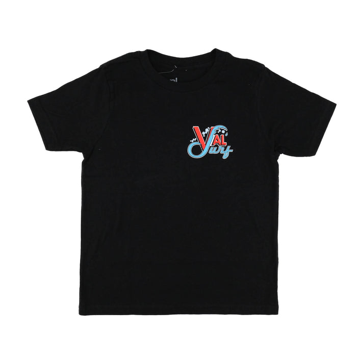 OG Val Surf Tee Youth - Black / Full Color Logo