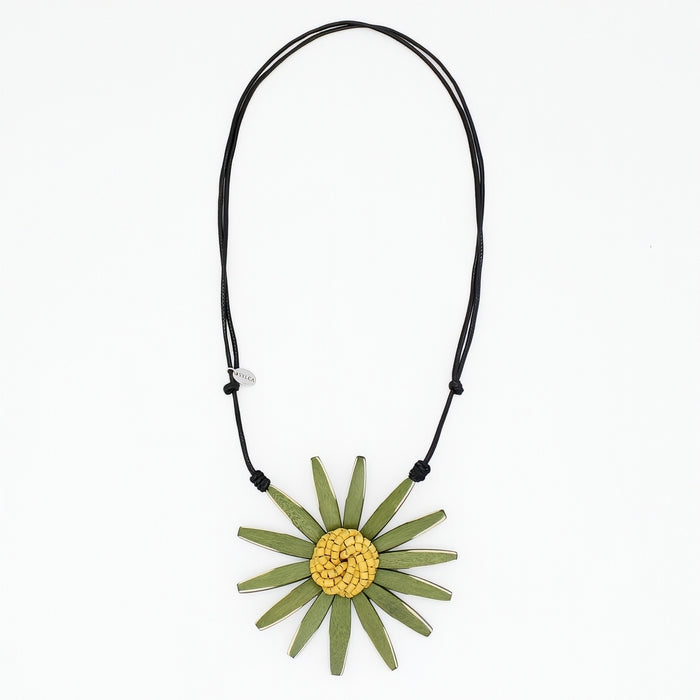 Olive Amaya Flower Statement Necklace