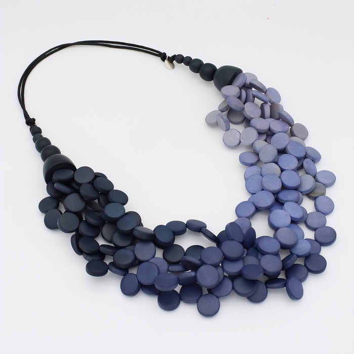Ombre Smoke Gillian Necklace - Sylca Designs - Chunky Jewelry