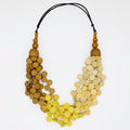 Ombre Yellow Gillian Necklace - Sylca Designs - Chunky Jewelry