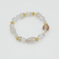 Opal Glass Bead Bracelet - Sylca Designs - Chunky Jewelry