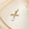 Openwork Cross Pendant in 18K Gold