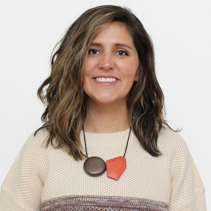 Orange and Brown Bristol Necklace - Sylca Designs - Chunky Jewelry