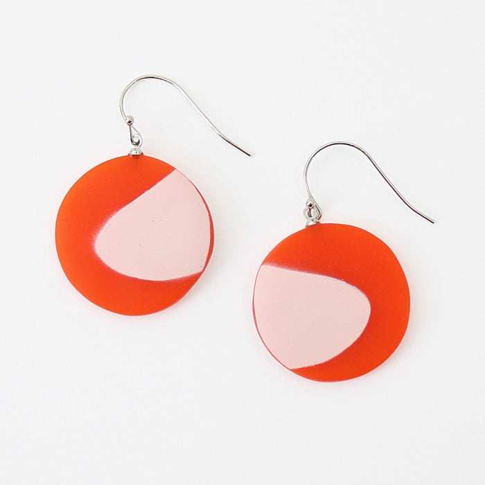 Orange Deanna Earrings - Sylca Designs - Chunky Jewelry