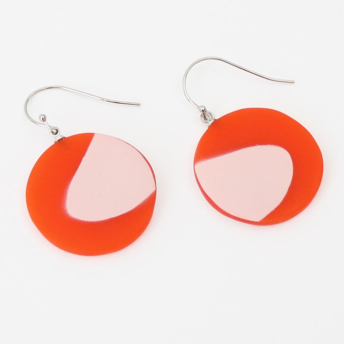 Orange Deanna Earrings - Sylca Designs - Chunky Jewelry